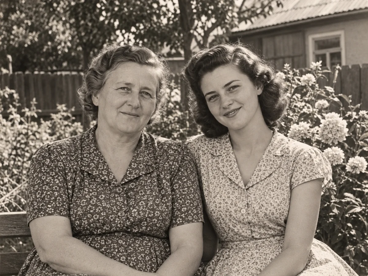 Actual AI restoration of the sample photo